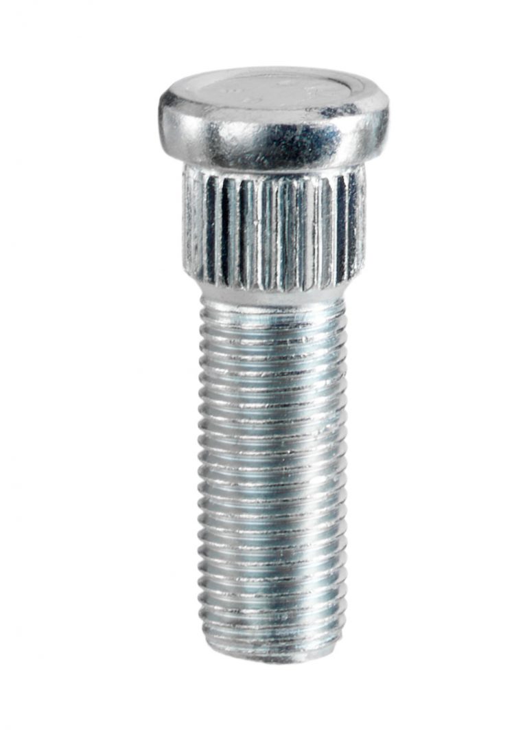 SPLINE WHEEL STUD THREAD M12X1,5 d.HEAD 18 mm l.fil.42 mm Bimecc